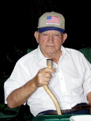 Clarence Brummett, One of the oldest at reunion 2003