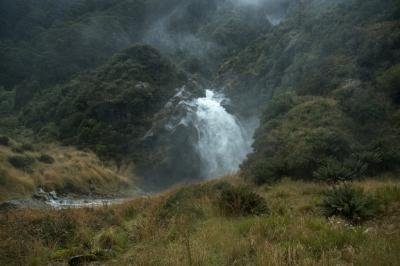 waterfall next to Siberia Hut