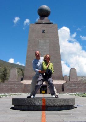 stradling the equator