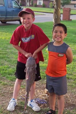 Ashton & Jace- Fishing buddies
