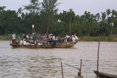 Water Taxi on the Thu Bon River