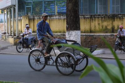 Pedicab - or cyclos as they are called