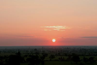 Sunrise over Ancient Bagan