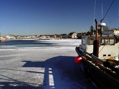 Hyannis Harbor Half Frozen