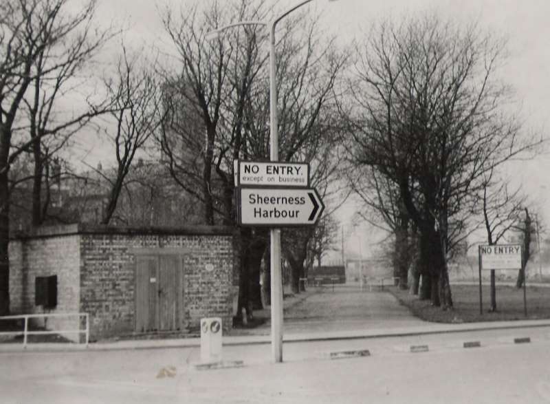 Entrance to docks 1970s