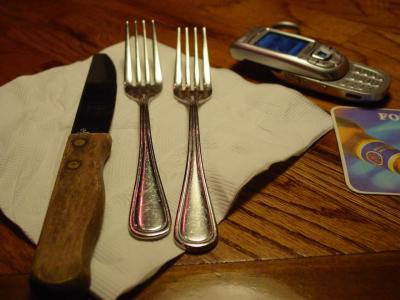 knife and forks
