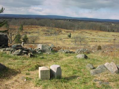 The battlefield from Little Round Top
Gettysburg National Military Park