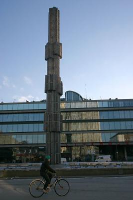 Jan 22: Cycling in downtown Stockholm