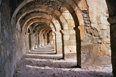 Theater at Aspendos: colonnade at the top