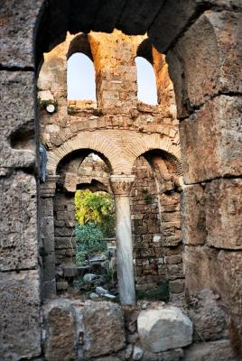 Roman ruin in Old Antalya