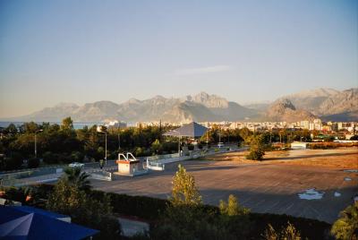 View from hotel room in Antalya