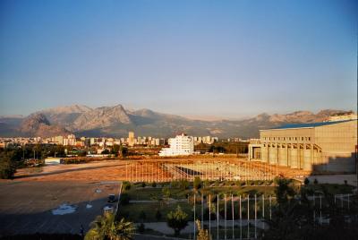 View from hotel room in Antalya