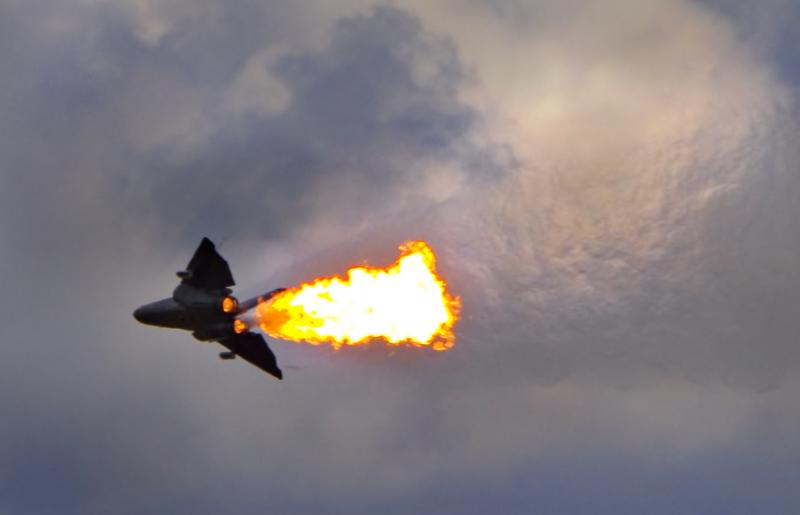 F1II Fuel dump flare.jpg