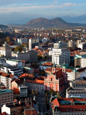 A view of Ljubljana