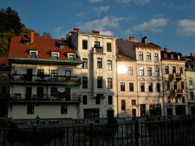 The old town houses