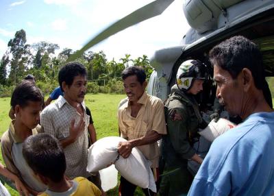 Sumatra, Indonesia Asian tsunami relief