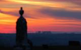 Tombstone with Sunset (Horizon in focus)