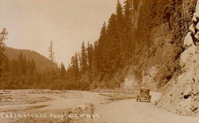 Natches Pass Highway, near Mt. Rainier in  Washington State