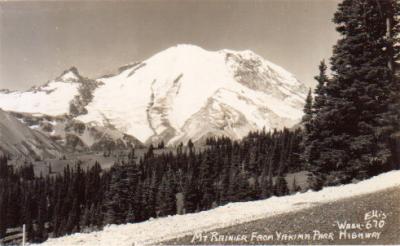 Mt. Rainier from Yakima Park Highway