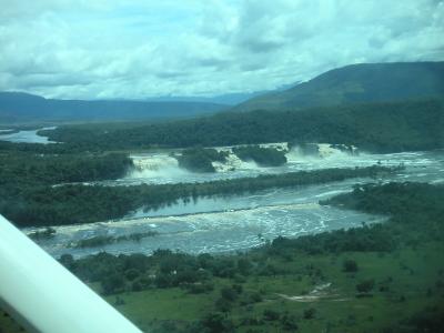 Hacha Falls -  as we come into land