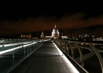 London St. Pauls from Millennium Bridge