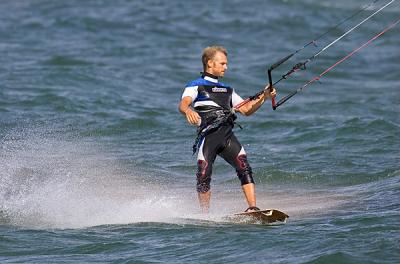 kitesurfing