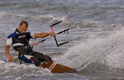 kitesurfing