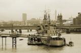 HMS Belfast & London skyline