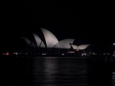 Sydney Opera House In The Dark