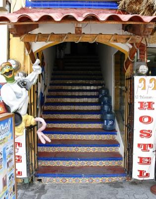 This way to the hostel