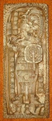 Maya-style stela
