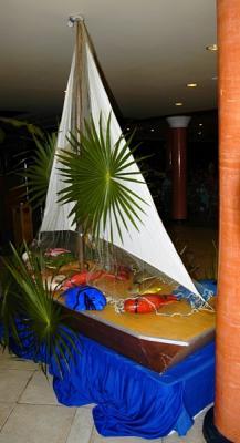 Buffet decoration for Seafood Night