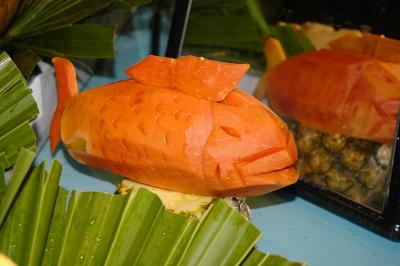 Carved fish