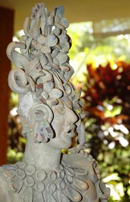 Detail of another statue in the Caribe lobby