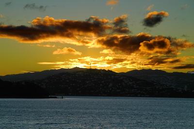 Sunset Over Wellington