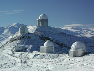 Snow at La Silla Observatory