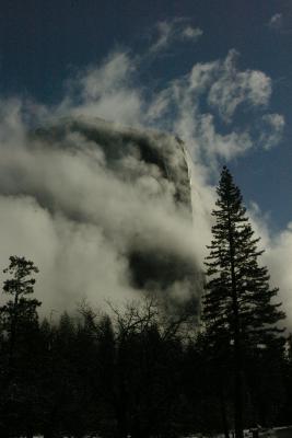 Clouded El Capitan