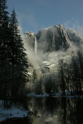 Morning waterfall