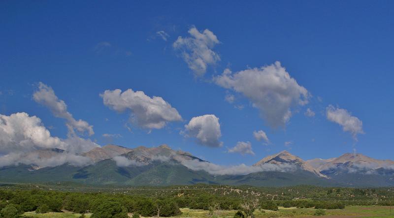 Clouds Dancing with Mountains
