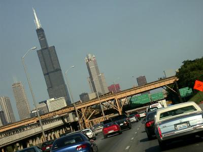Drive into Chicago