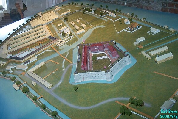 Model of the fort.