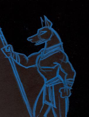 Blue Anubis