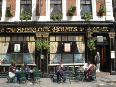 Sherlock Holmes Restaurant on Craven St.
