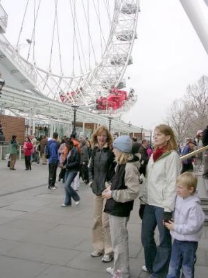 Checking out the Eye before we went on it