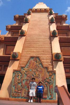 Mexican pavilion over at EPCOT