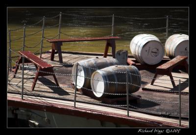 Barrels on Barge