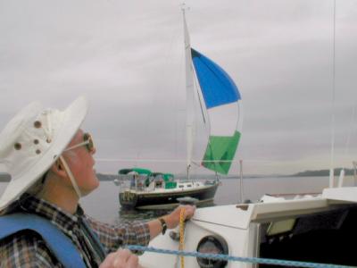Squeezing a little more power from the spinnaker