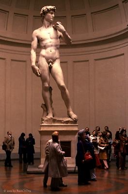 Michelangelo's David - Frontal view