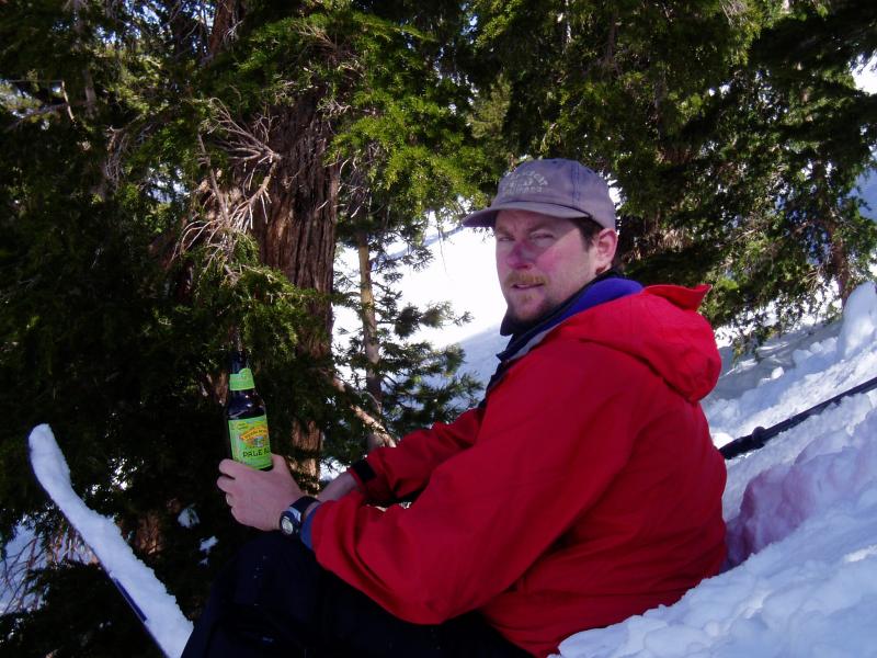 Last run beer.