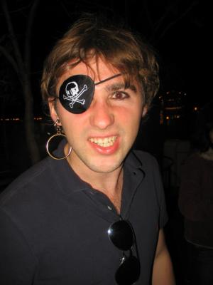 Pirate Polo becomes Capt. Jack Sparrow